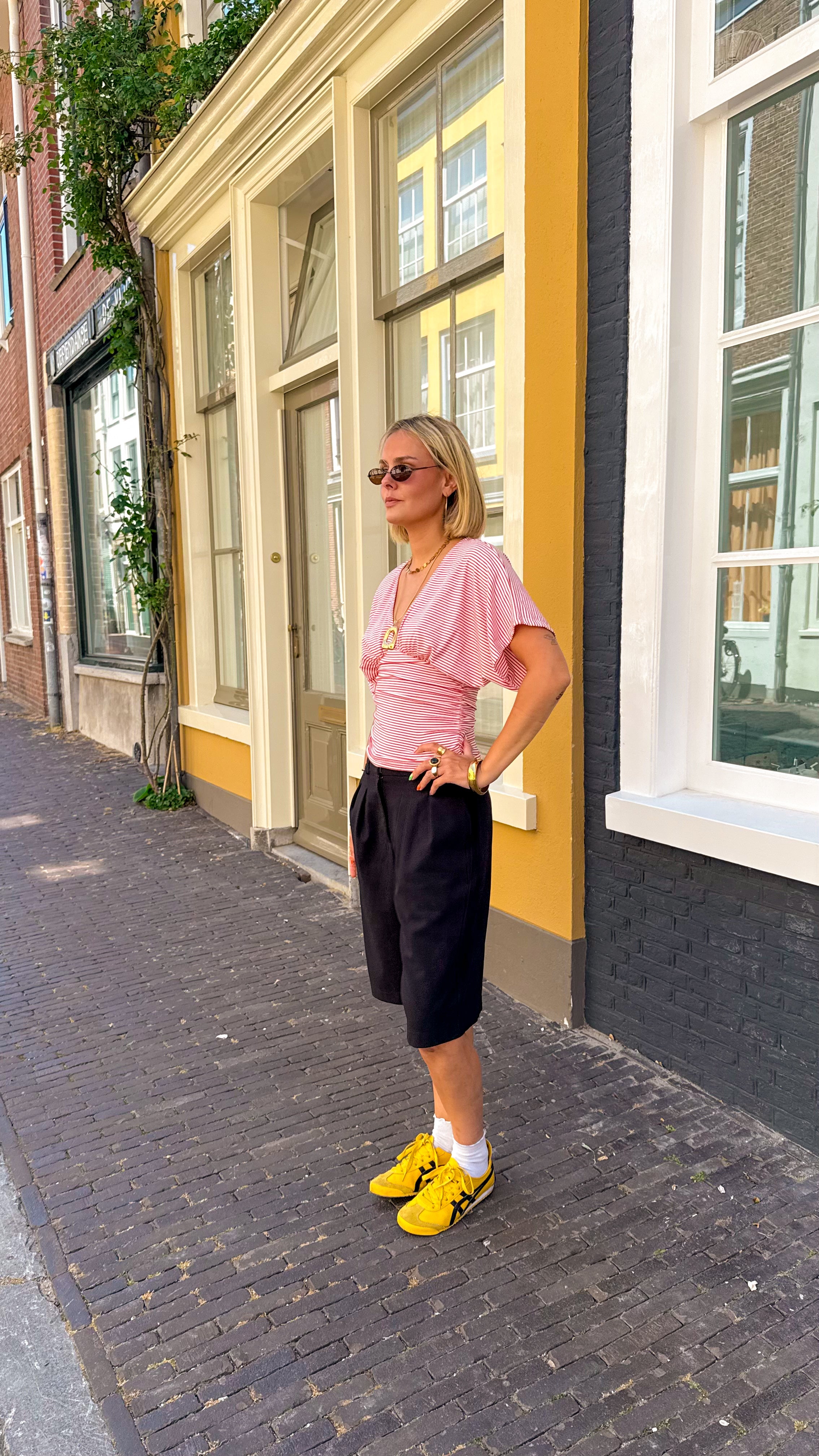 Striped scandi tee mila