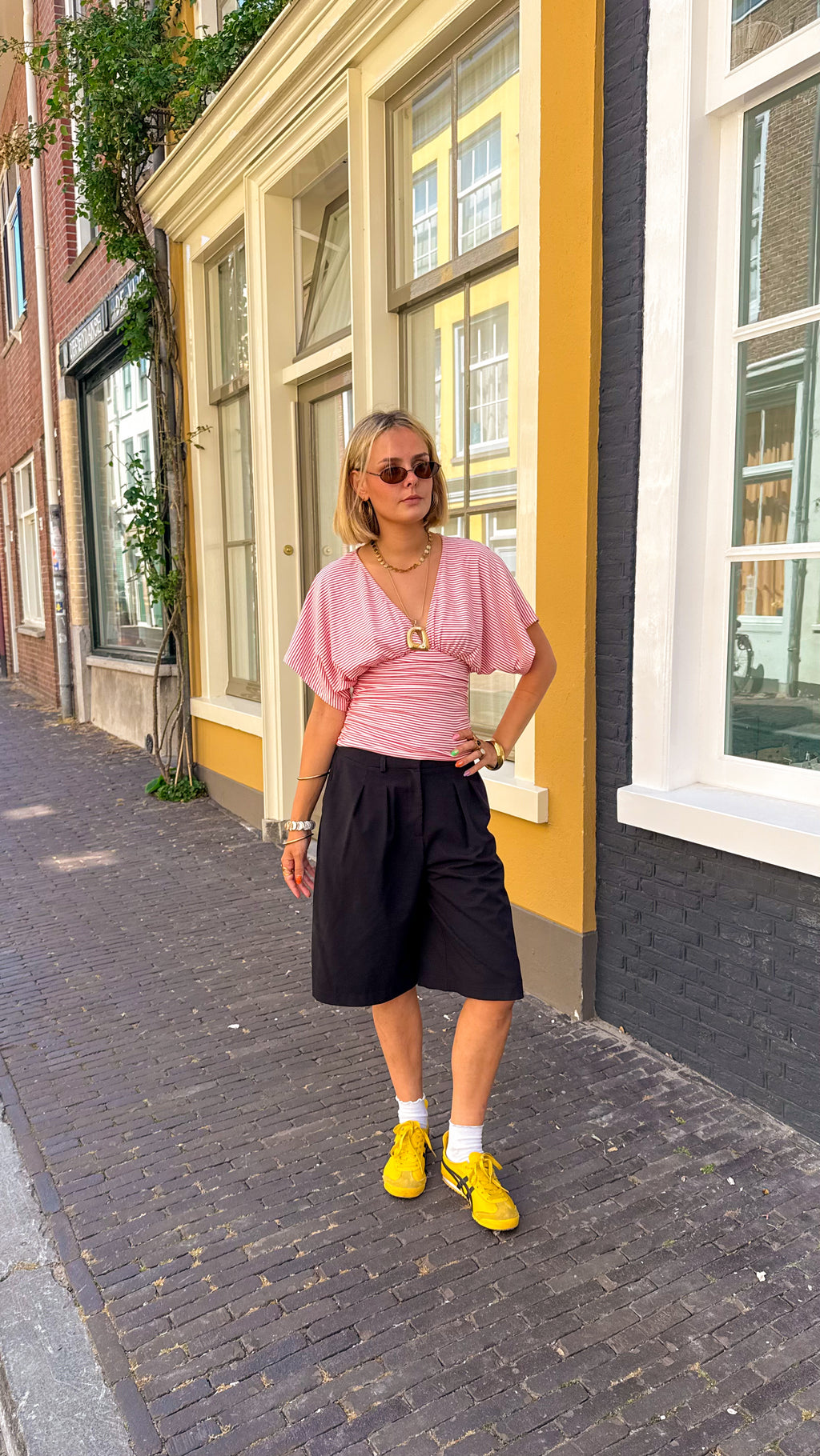 Striped scandi tee mila