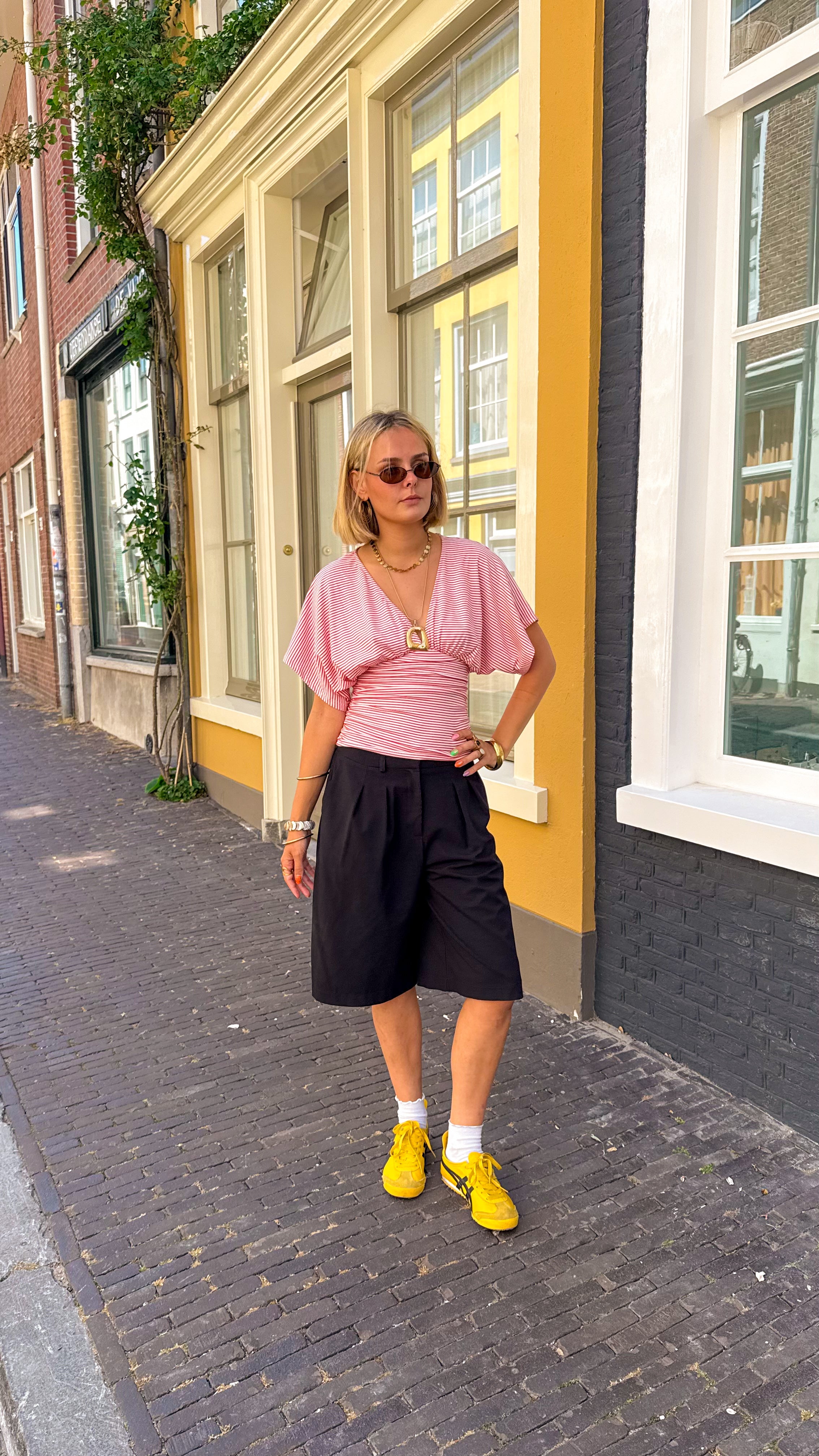 Striped scandi tee mila