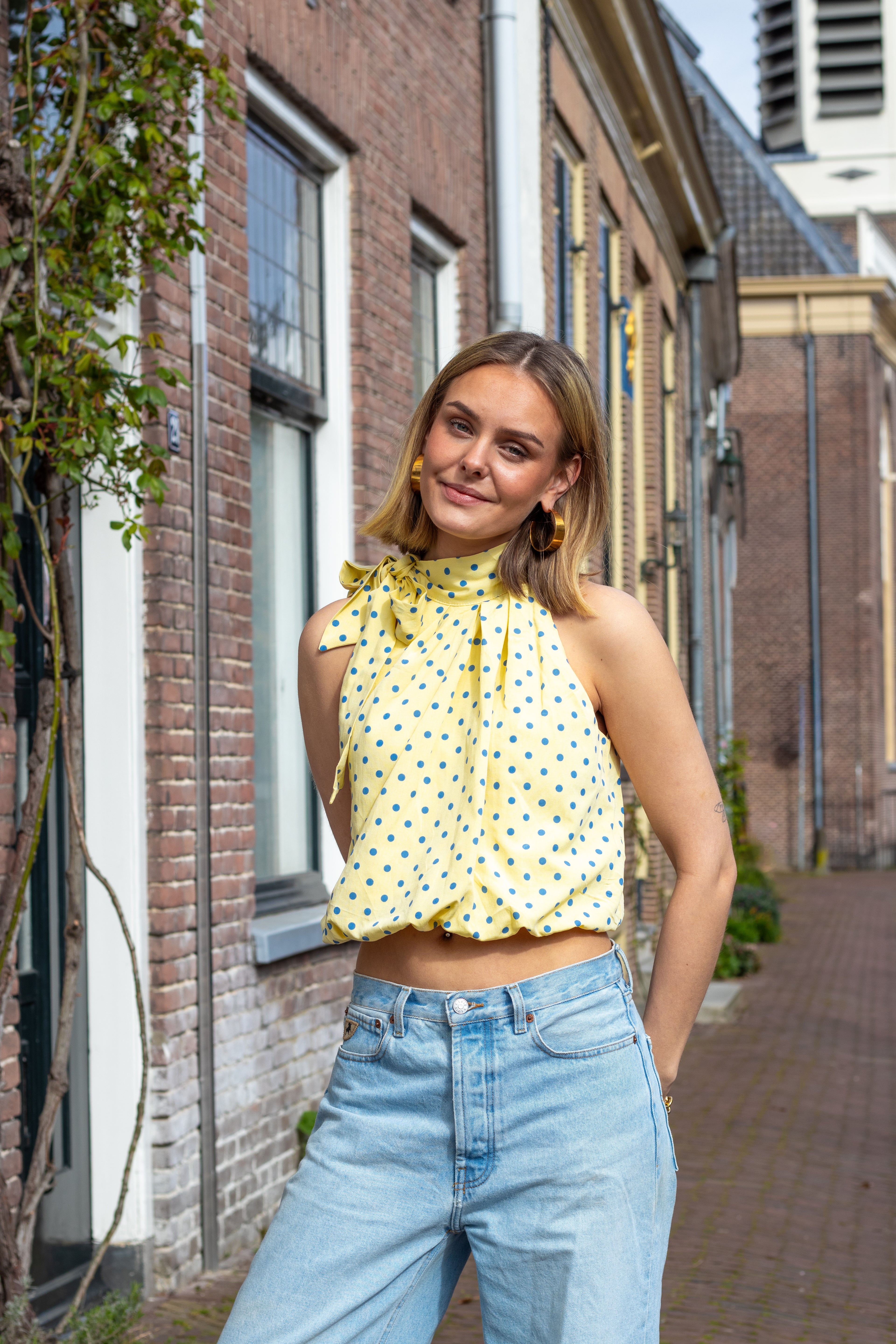 Dotted top romy