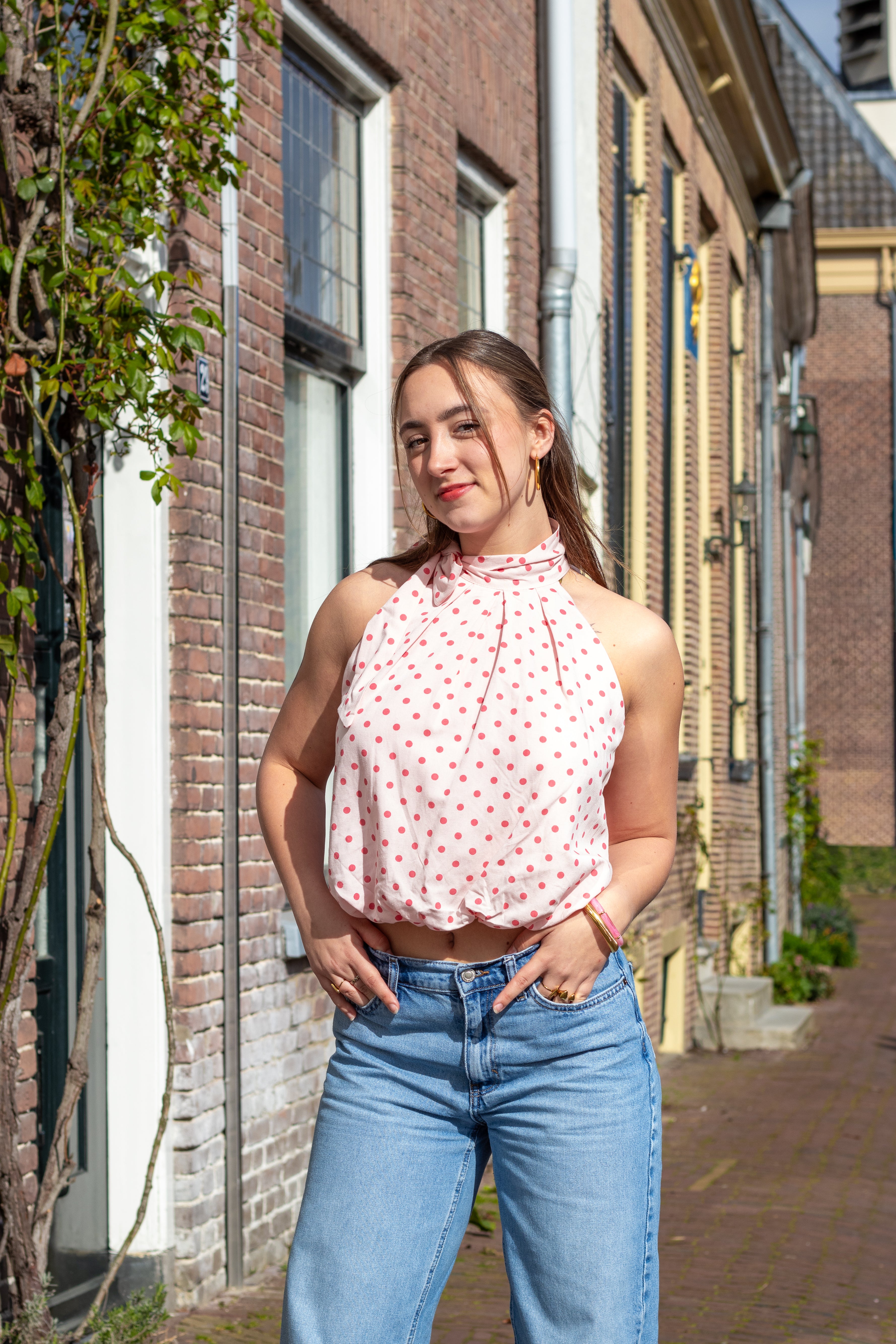 Dotted top romy