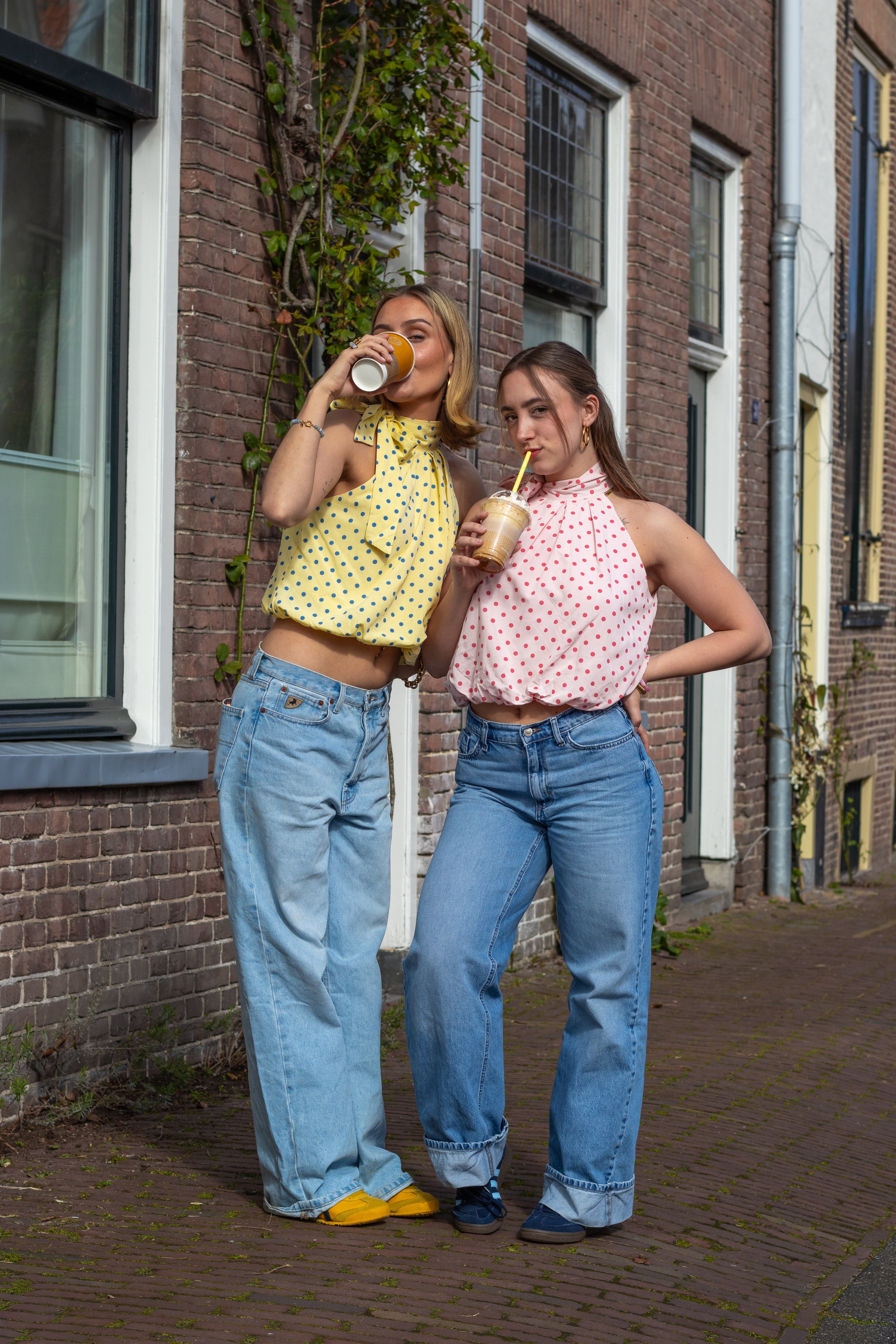 Dotted top romy