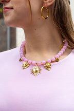 Bead necklace summer charms